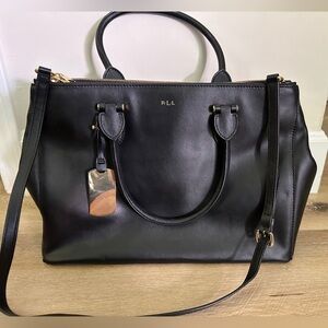 Ralph Lauren black work bag
